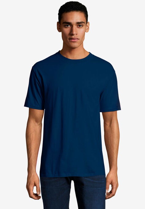 Hanes® Beefy-T Short-Sleeve Shirt, NAVY, hi-res image number null