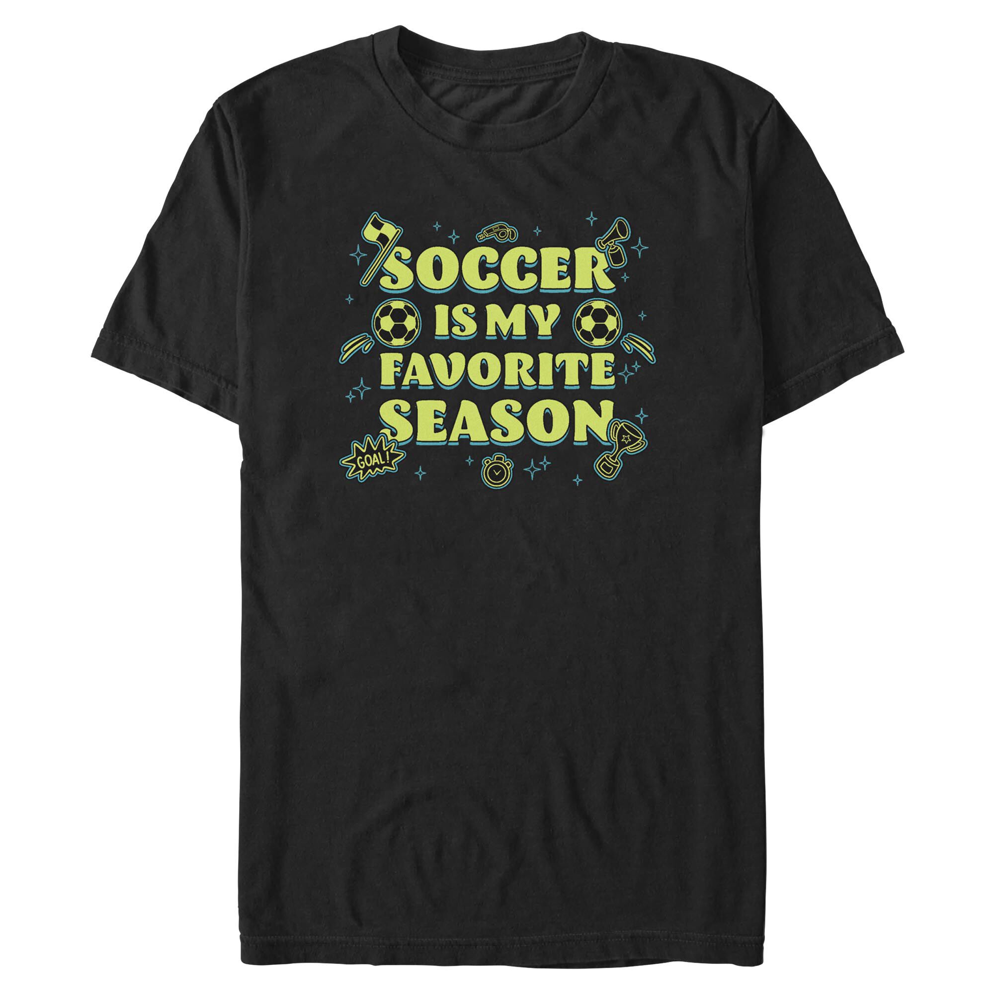 Soccer Is My Favorite Season, BLACK, hi-res image number 0