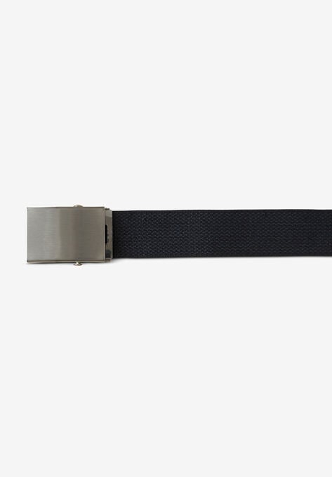 Canvas belt, NAVY, hi-res image number null