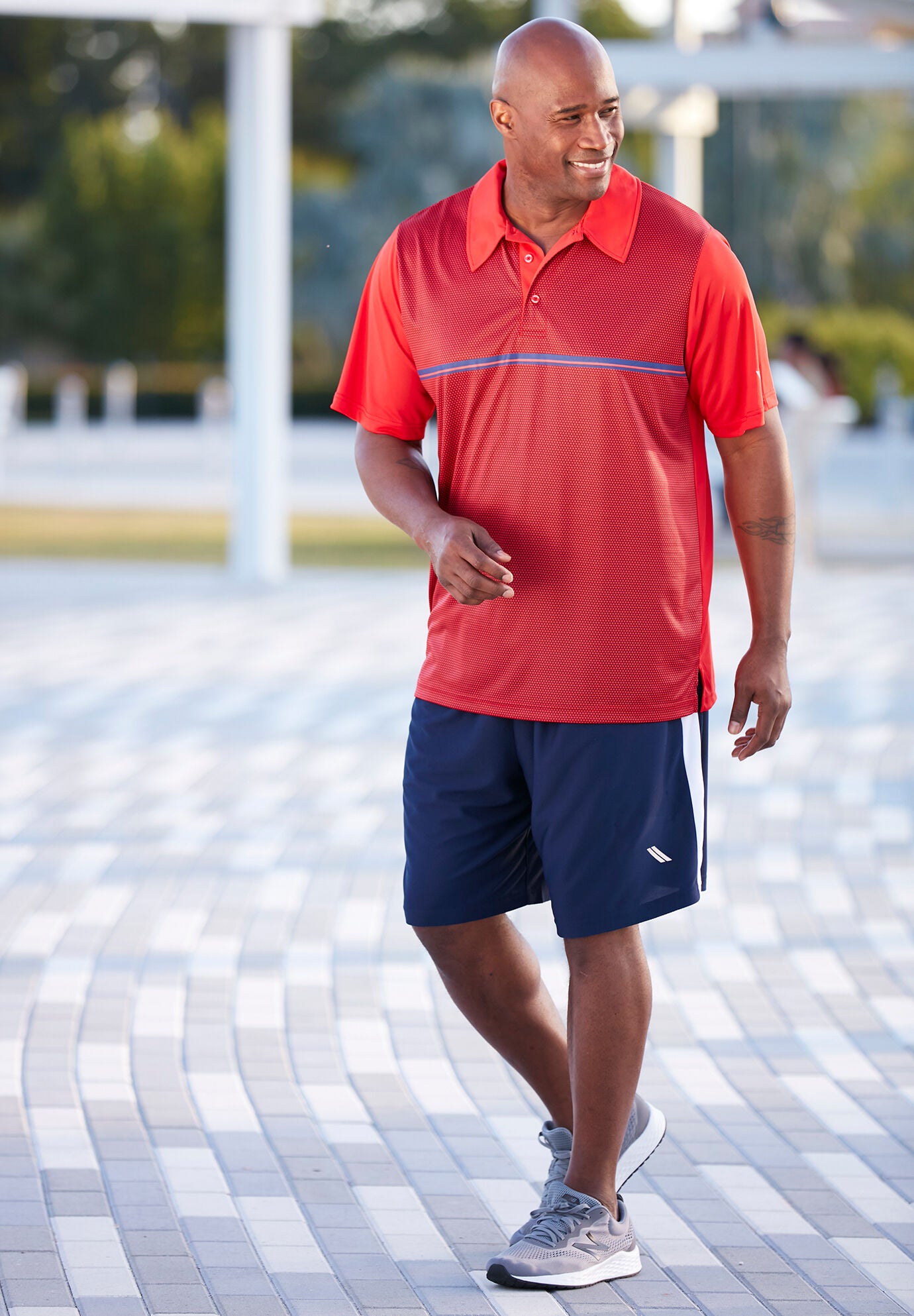 Performance Mesh Side Panel Shorts, , alternate image number 3