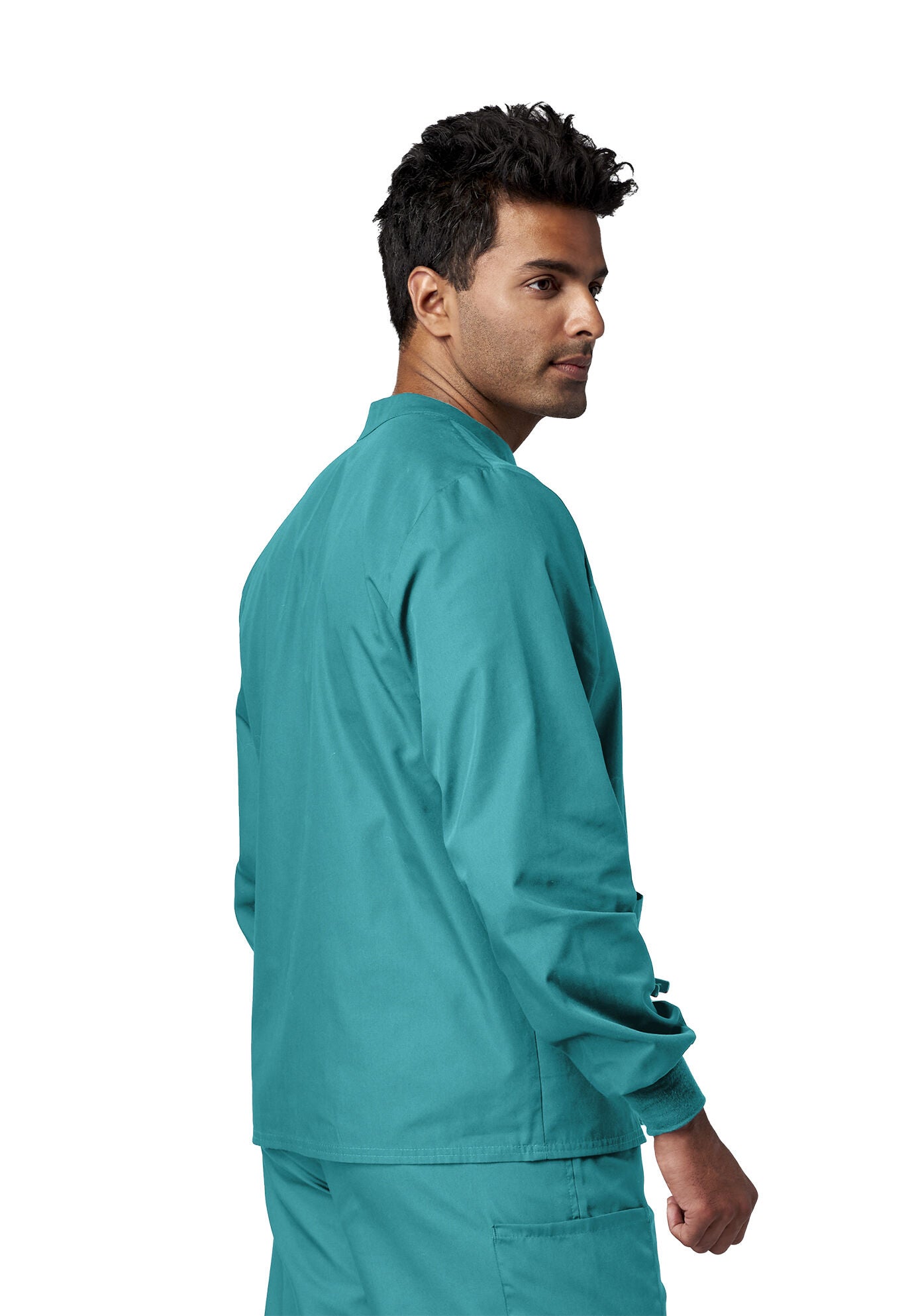 Unisex Snap Front Warm-Up Jacket, , alternate image number 4