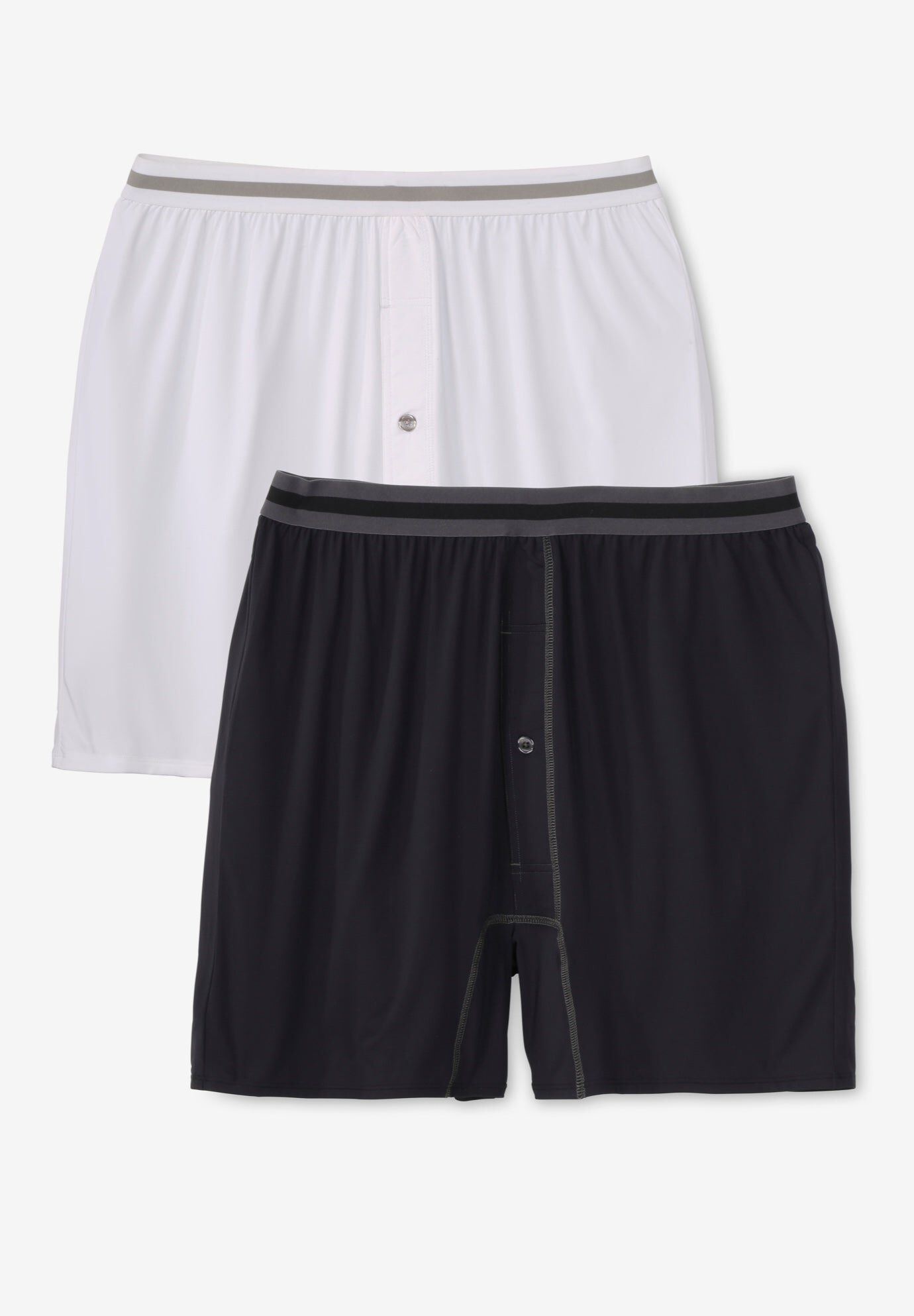 Cooling Boxers, BLACK WHITE, hi-res image number 0