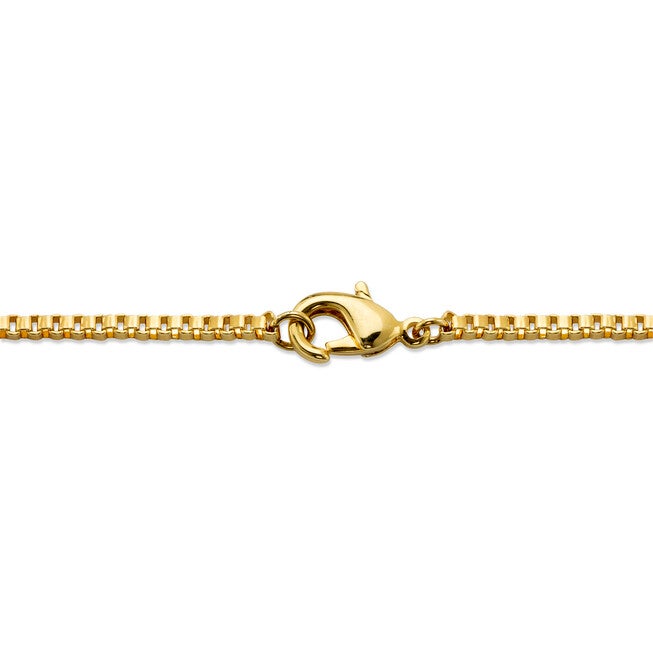 Men's 1 Cttw. Gold-Plated Cubic Zirconia Eagle Pendant (60mm) Necklace 20 inches, WHITE, on-hover image number 1
