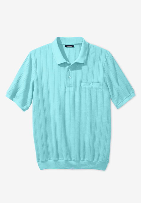 Banded Bottom Polo Shirt, ICE BLUE, hi-res image number null