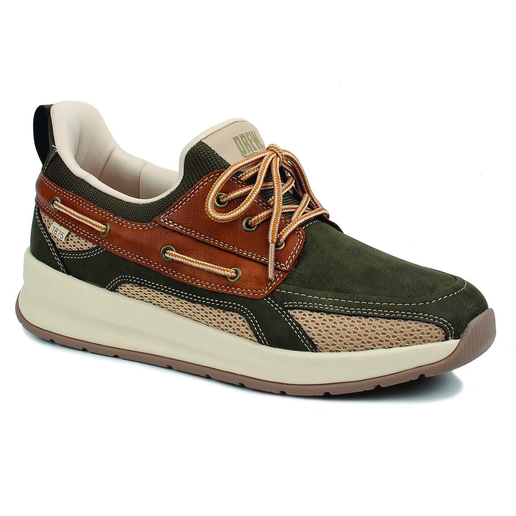 Channing Slip On Boat Shoe, OLIVE TAN, hi-res image number 0