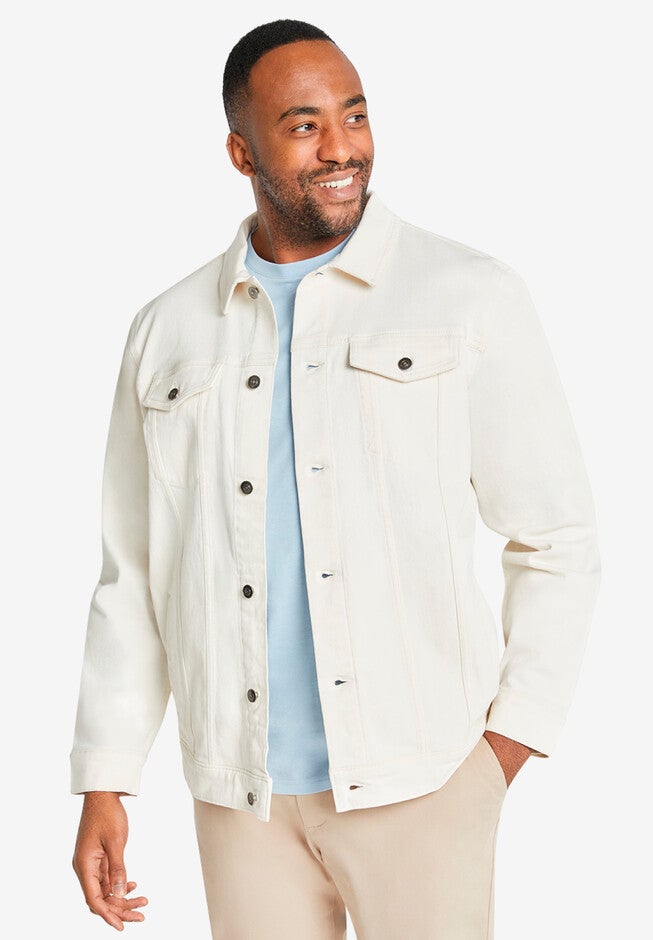 Chase Denim Jacket, BONE, hi-res image number 0