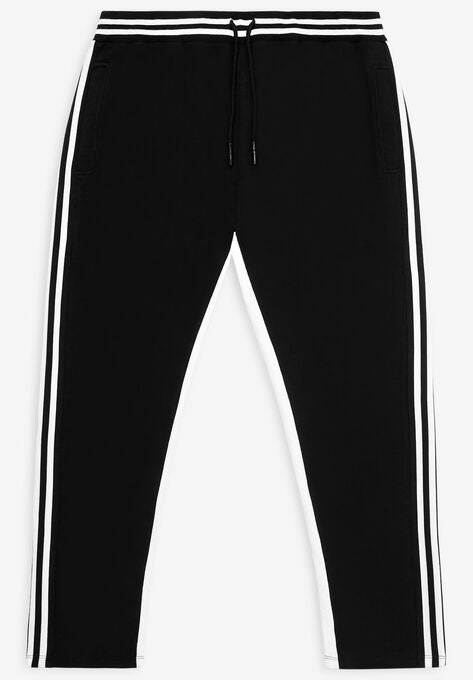 MVP Collections® French Terry Striped Track Pants, , alternate image number null