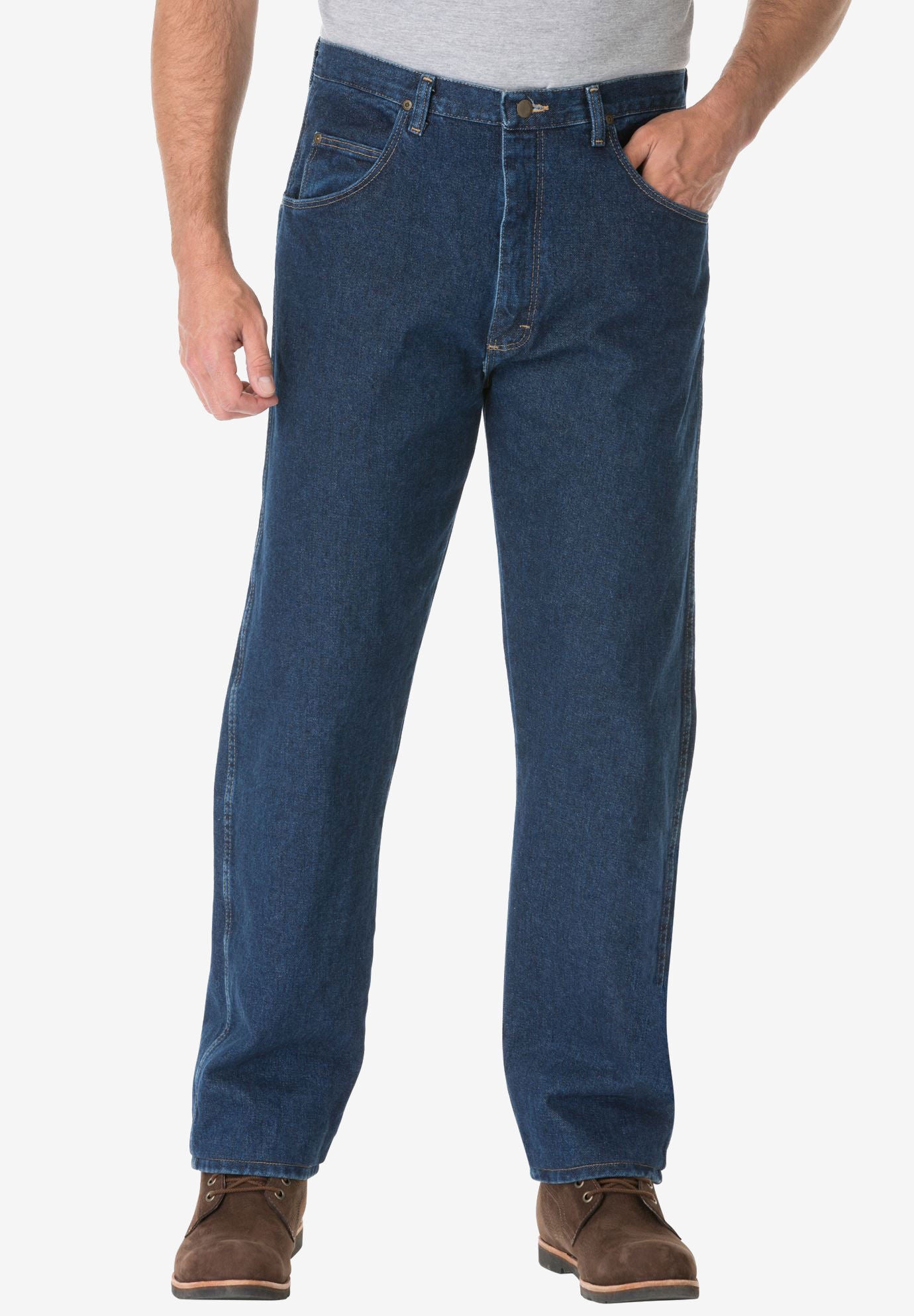 Wrangler&reg; Relaxed Fit Classic Jeans, ANTIQUE NAVY, hi-res image number 0