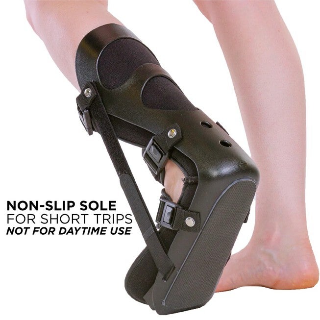 Plantar Fasciitis Night Splint Boot, BLACK, alternate image number 5