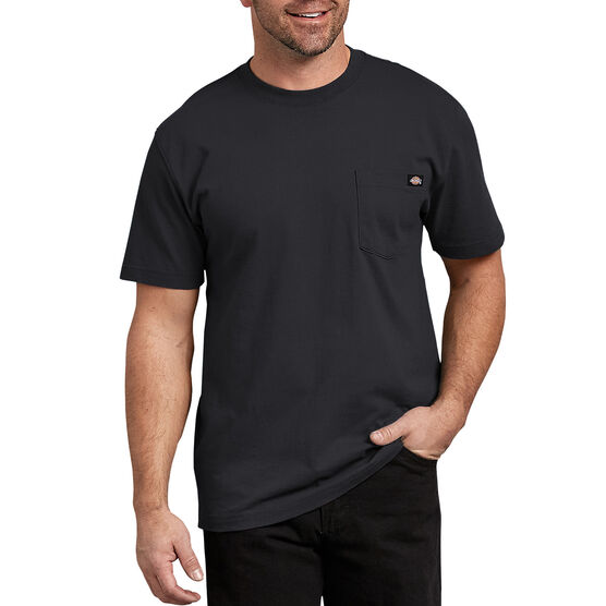 Short Sleeve Heavyweight T-Shirt, BLACK, hi-res image number null