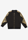 MVP Collections® Gold Print Bomber Jacket, , alternate image number null