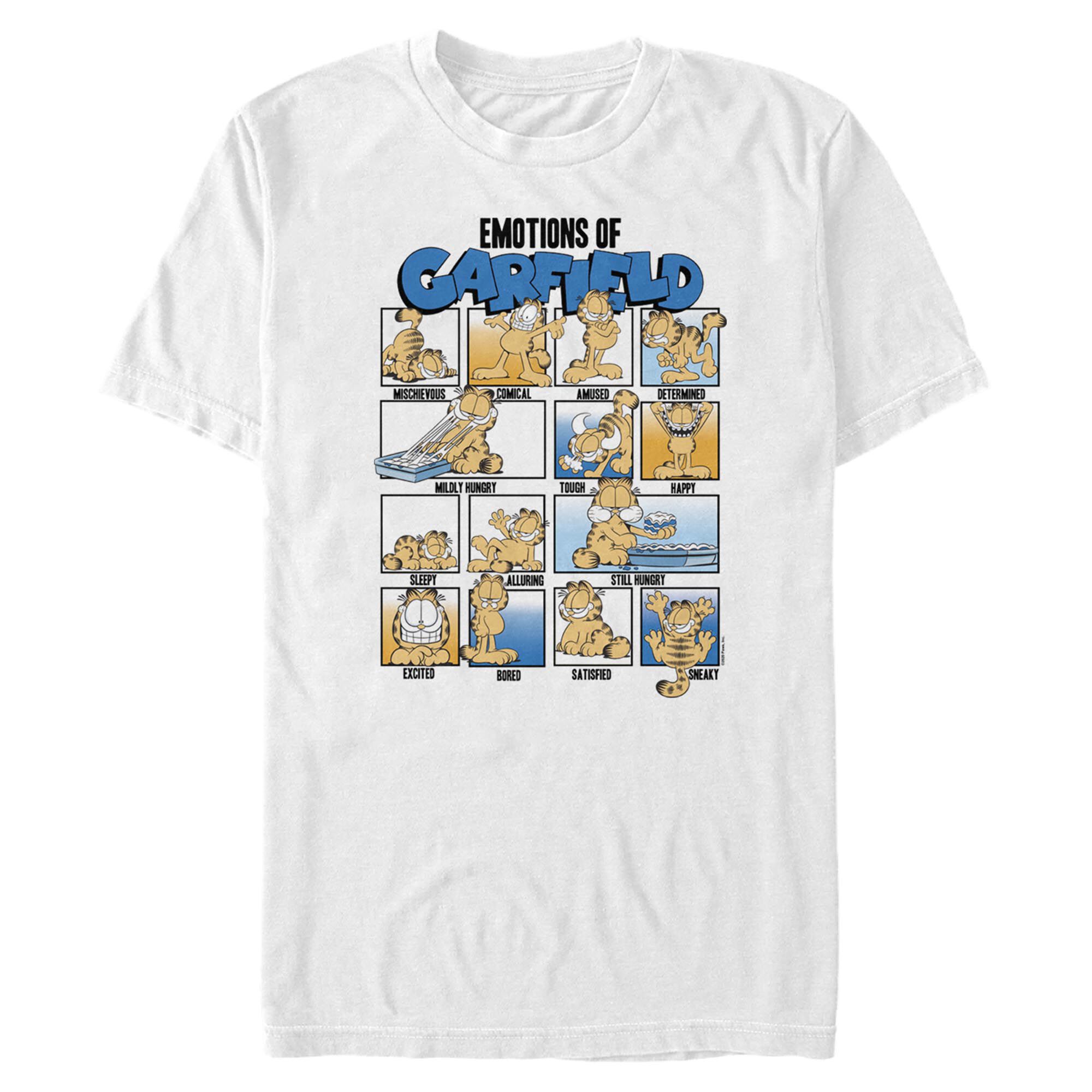 Emotions Of Garfield, WHITE, hi-res image number 0