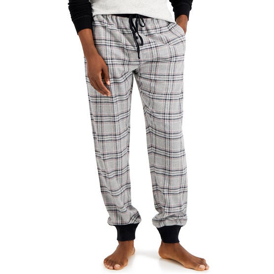 Mens Hanes 2Pk Flannel Sleep Jogger Men'S Sleepwear, , alternate image number null