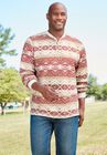 Waffle-Knit Thermal Henley Tee, , alternate image number 5