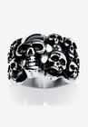 Skull Ring, STAINLESS STEEL, hi-res image number null