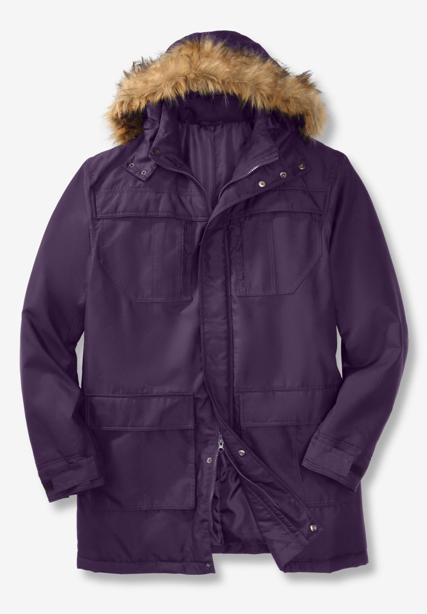 Arctic Snorkel Parka, BLACKBERRY, hi-res image number 0