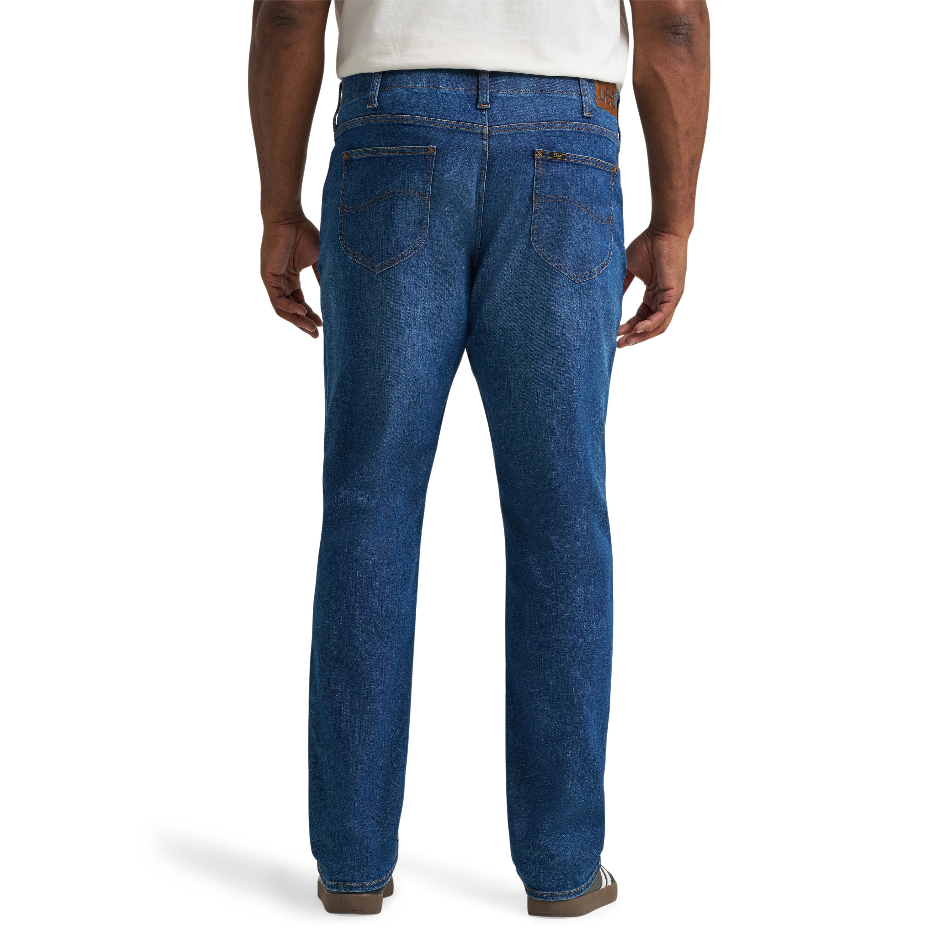 Extreme Motion Athletic Tapered Jean, ELLOS, on-hover image number 1