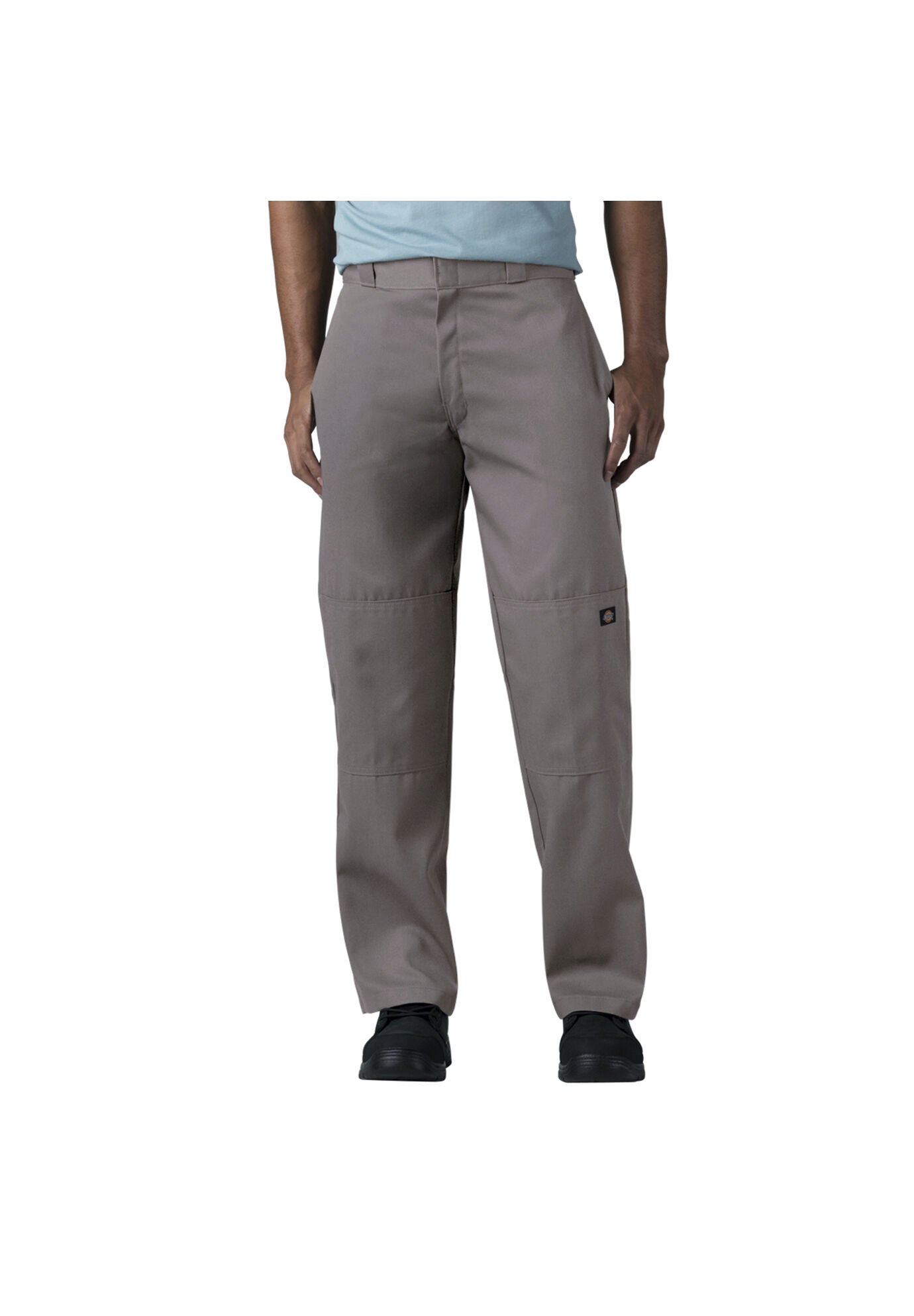 Dickies Loose Fit Double Knee Work Pants, SILVER, hi-res image number 0