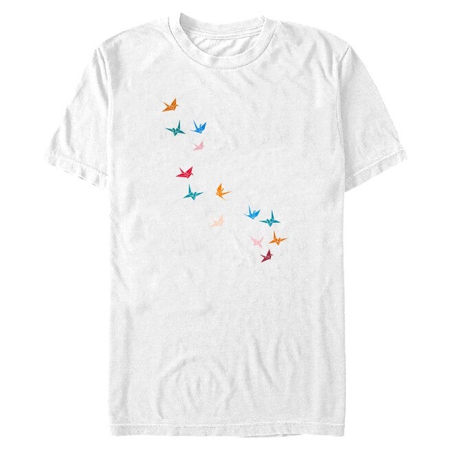 Flying Paper Cranes Birds, WHITE, hi-res image number 0