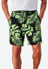8" Flex Swim Trunk with Breathable Stretch Liner by Meekos, CAMO LEAF, hi-res image number null