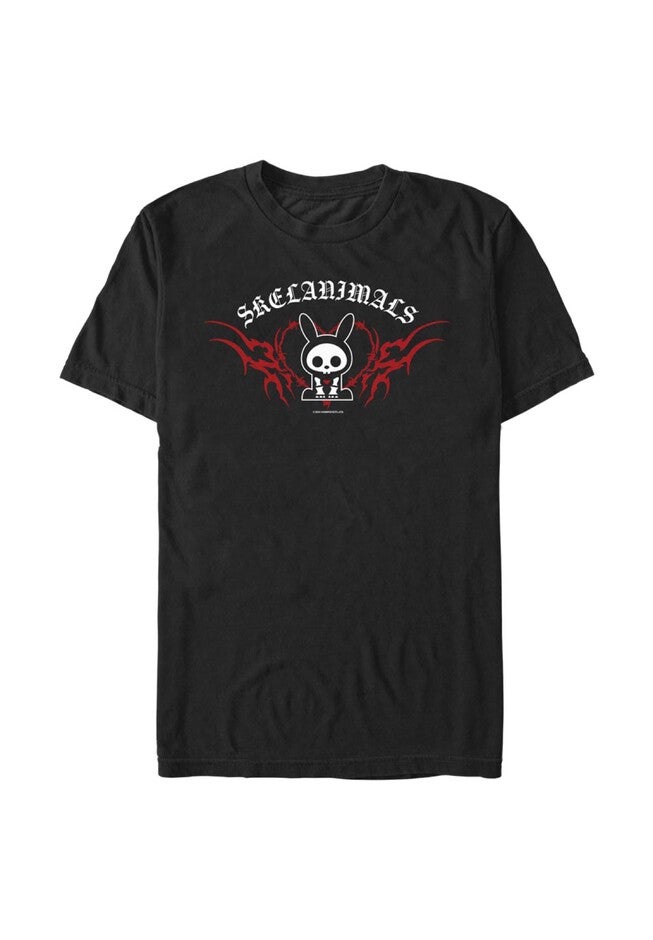 Tattoo Bunny Tops & Tees, BLACK, hi-res image number 0