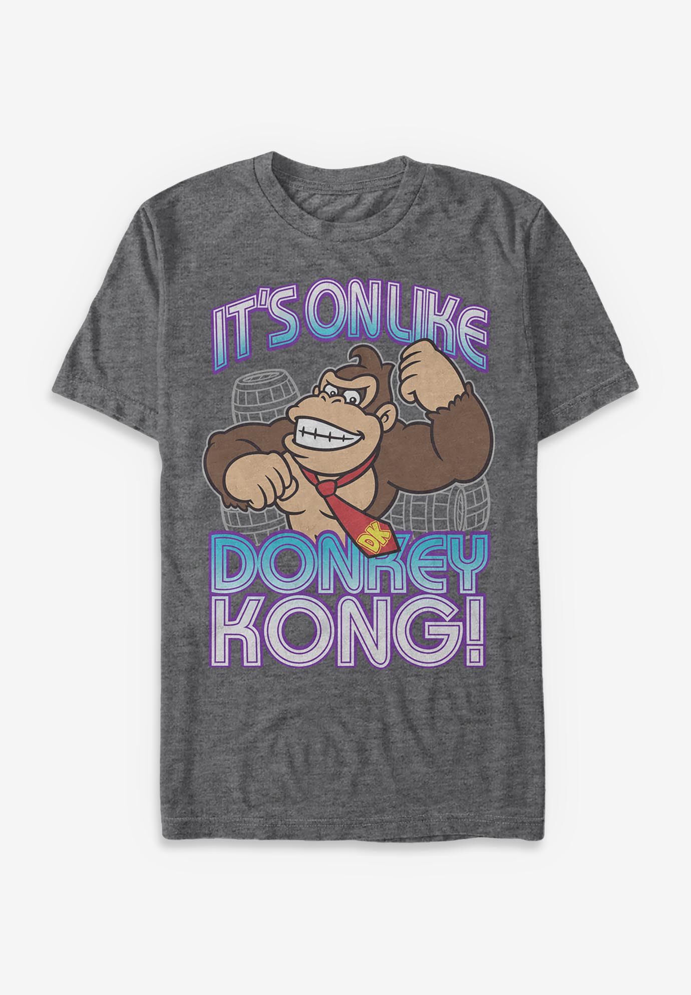 Nintendo Donkey Kong Tee, CHARCOAL HEATHER, hi-res image number 0