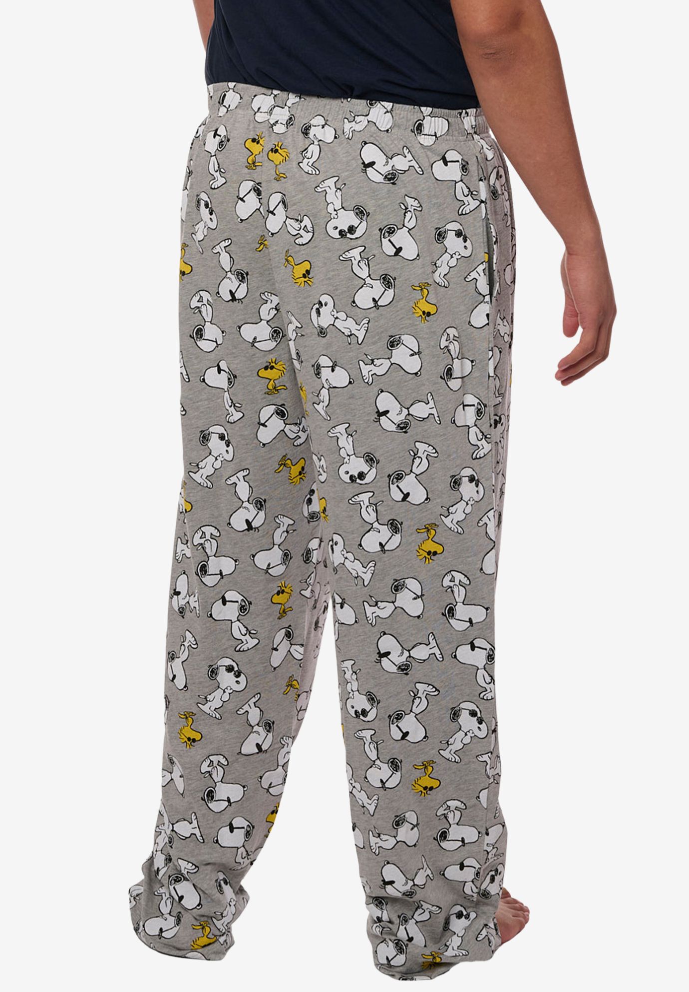 Peanuts Snoopy Pajama Pants Lounge Wear Woodstock, GRAY, on-hover image number 1
