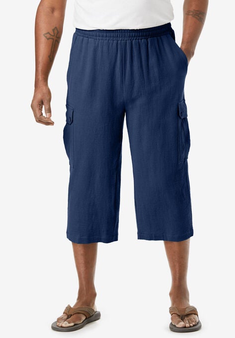 Gauze Cargo Judo Shorts, , hi-res image number null
