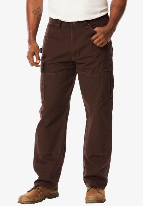 Ripstop Cargo Pants by Wrangler, DARK BROWN, hi-res image number null