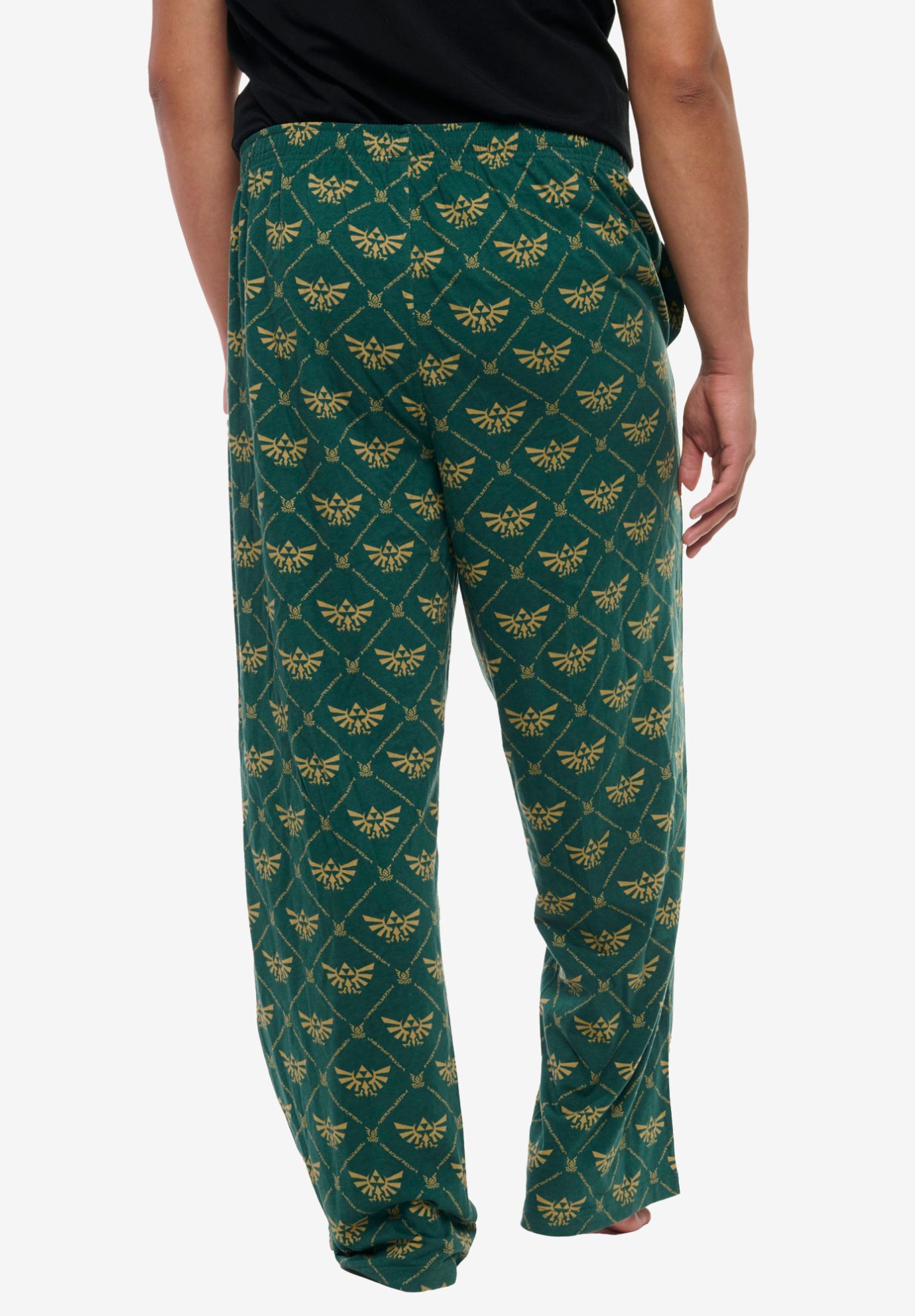 Nintendo Zelda Pajama Pants Lounge Wear Sleepwear, GREEN, on-hover image number 1