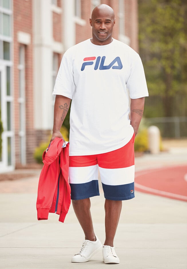 Colorblock Fleece Shorts, , alternate image number null