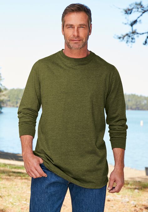 Boulder Creek™ Heavyweight Long-Sleeve No Pocket Crewneck Tee, , alternate image number null