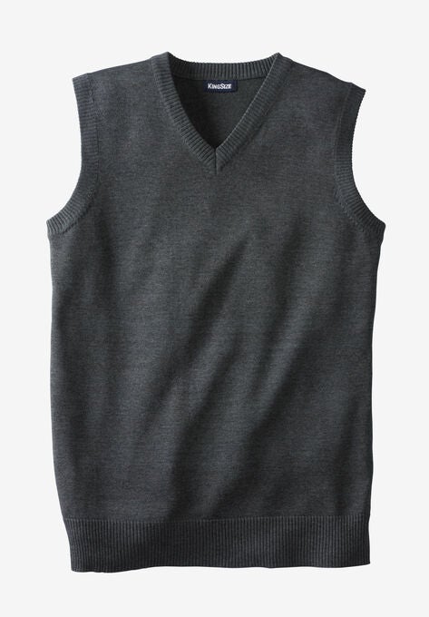 Lightweight V-Neck Sweater Vest, , hi-res image number null