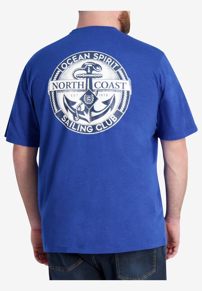 Chaps® Nautical Graphic Tee, , on-hover image number null