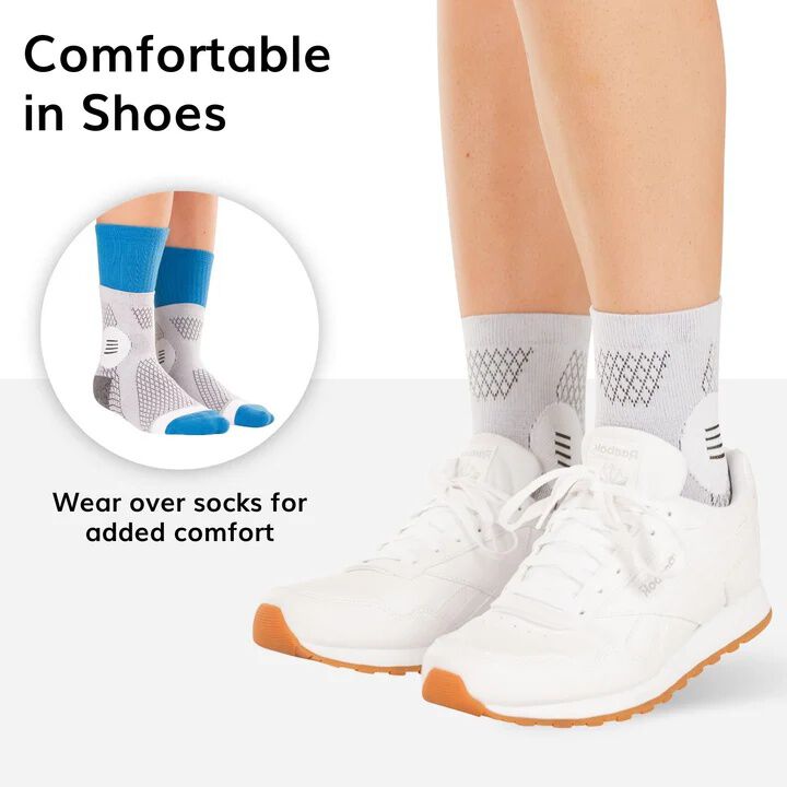 Neuropathy Socks, GRAY, alternate image number 4