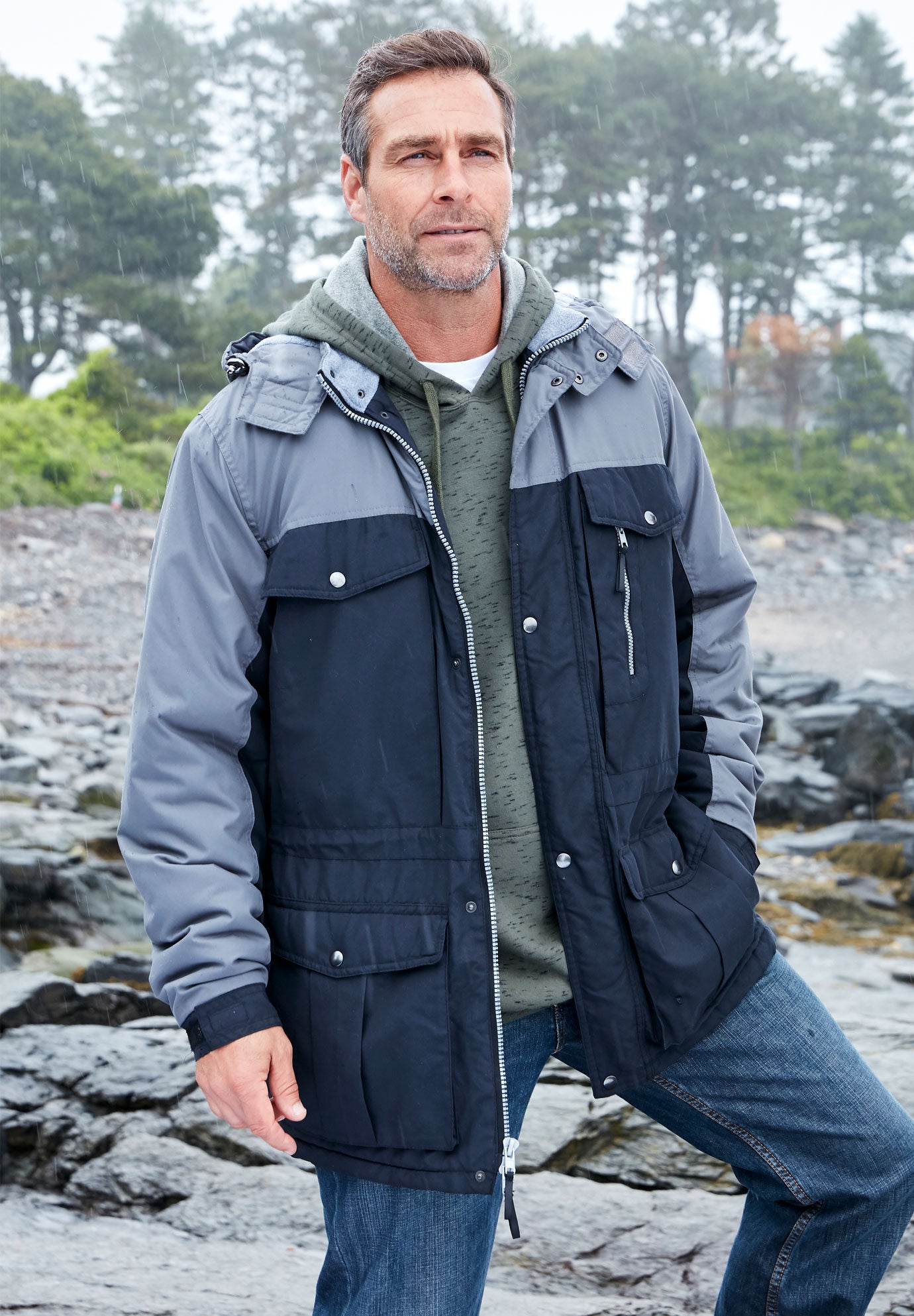Boulder Creek® Colorblock Expedition Parka, , alternate image number 5
