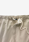 Relaxed Fit Wrinkle-Free Full Elastic Plain Front Pants, , alternate image number null