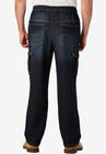 Relaxed Fit Cargo Denim Sweatpants, , on-hover image number null
