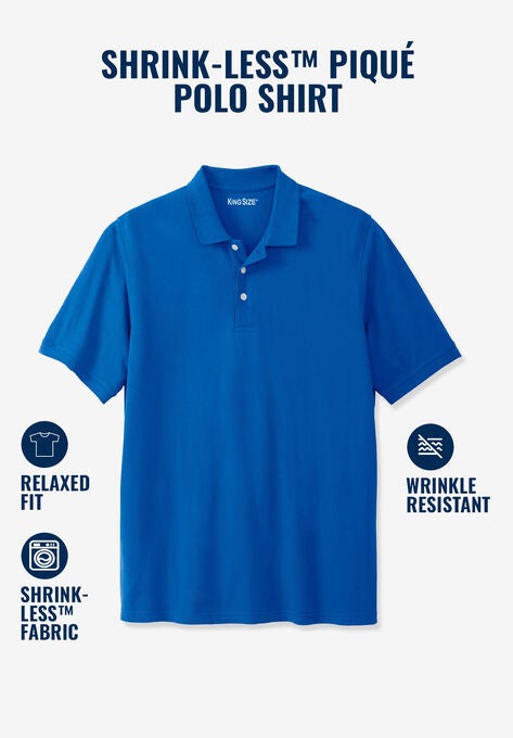 Shrink-Less™ Piqué Polo Shirt, , on-hover image number null