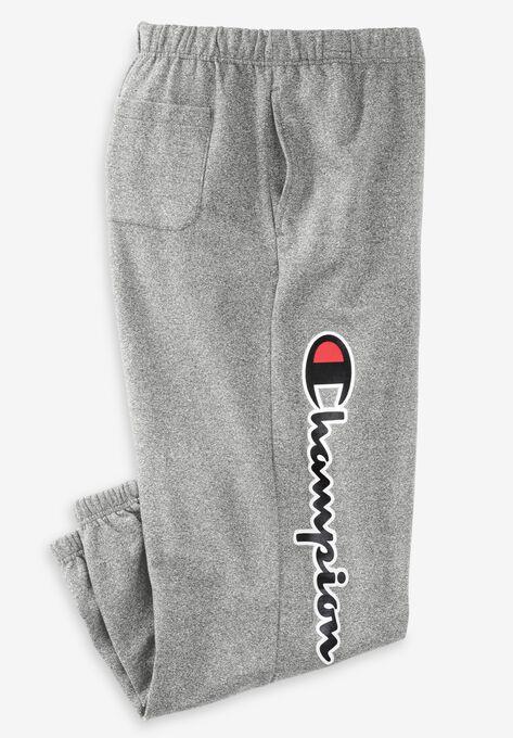 Fleece Logo Pants by Champion®, HEATHER GREY, hi-res image number null