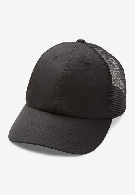 Mesh Baseball Hat, BLACK, hi-res image number null