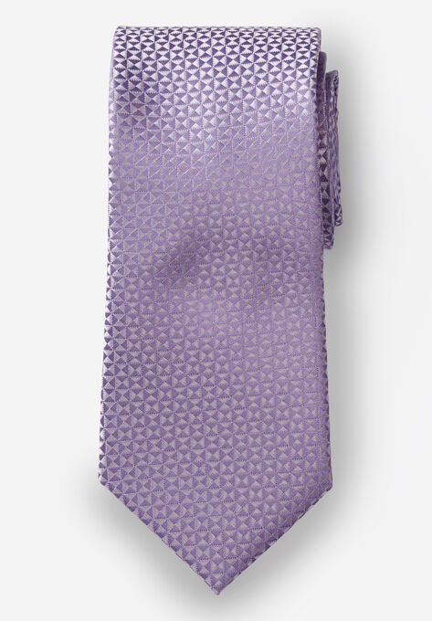 KS Signature Extra Long Classic Textured Tie, PALE PURPLE, hi-res image number null