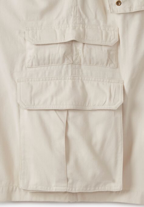 Boulder Creek® 12" Side-Elastic Stacked Cargo Pocket Shorts, , alternate image number null