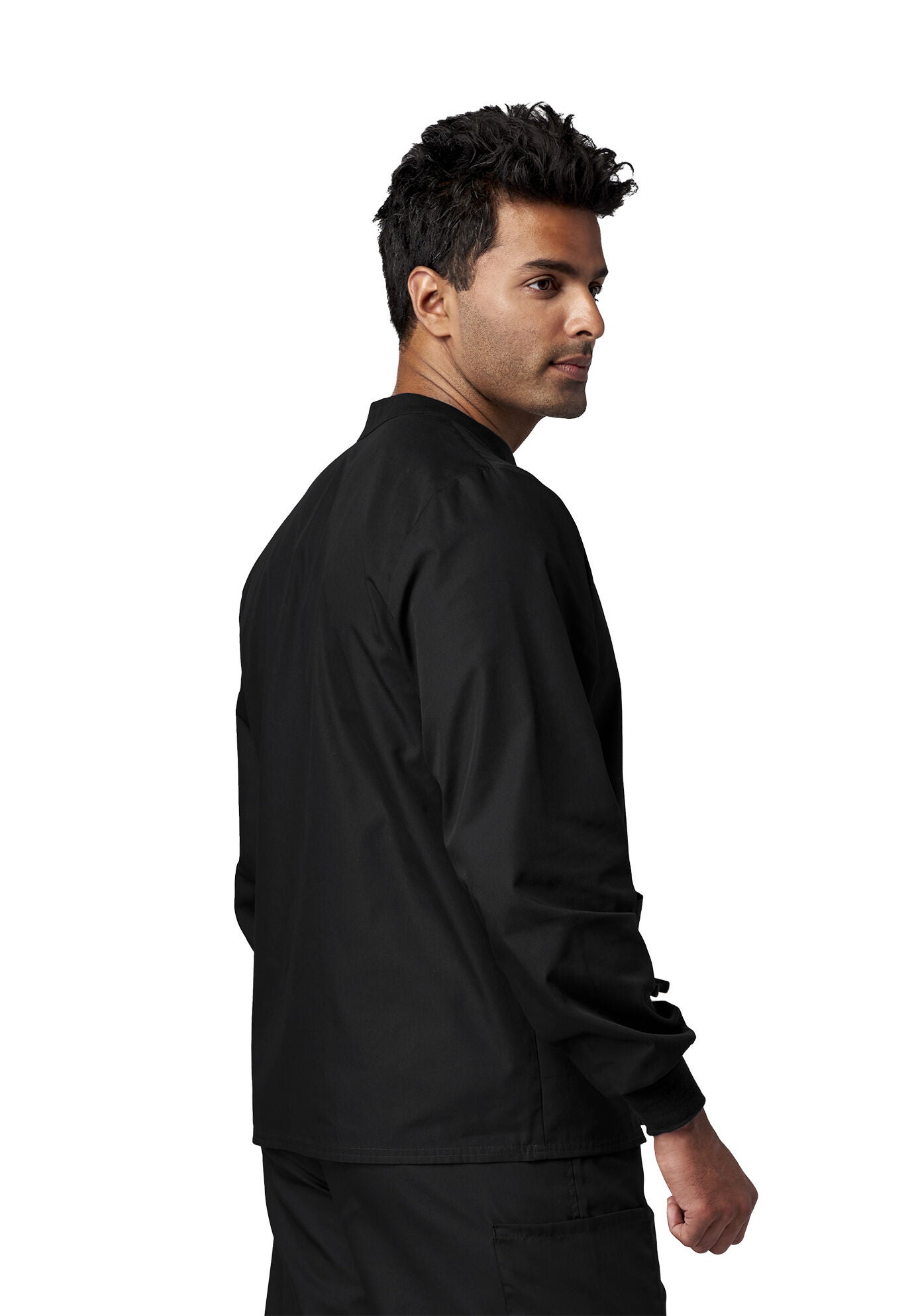 Unisex Snap Front Warm-Up Jacket, , alternate image number 3