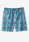 5" Flex Swim Trunks with Breathable Stretch Liner by Meekos, SCHOOL OF FISH, hi-res image number null