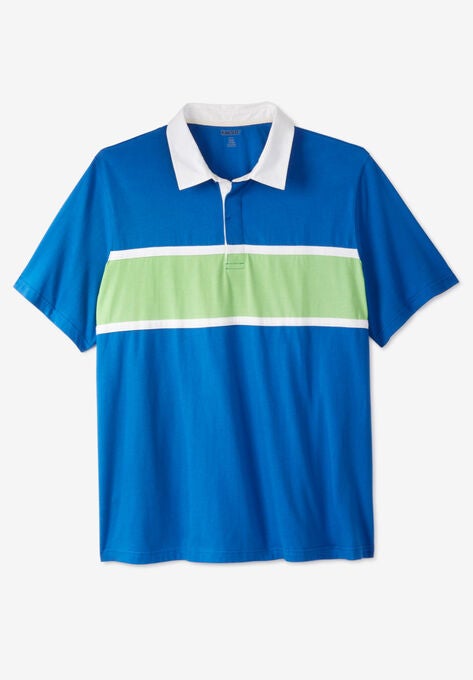 Short Sleeve Rugby, ROYAL BLUE RUGBY, hi-res image number null