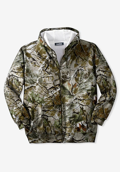 Boulder Creek® Full-Zip Thermal Hoodie, WOODS CAMO, hi-res image number null