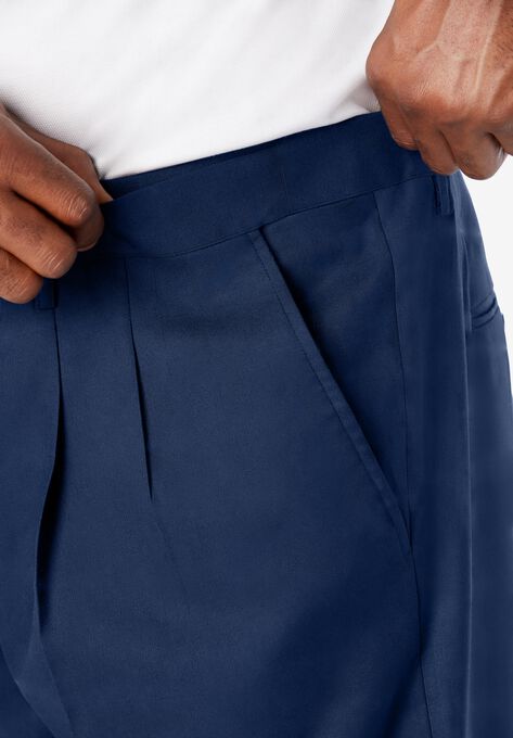 KS Signature Easy Movement® Pleat-Front Expandable Dress Pants, , alternate image number null