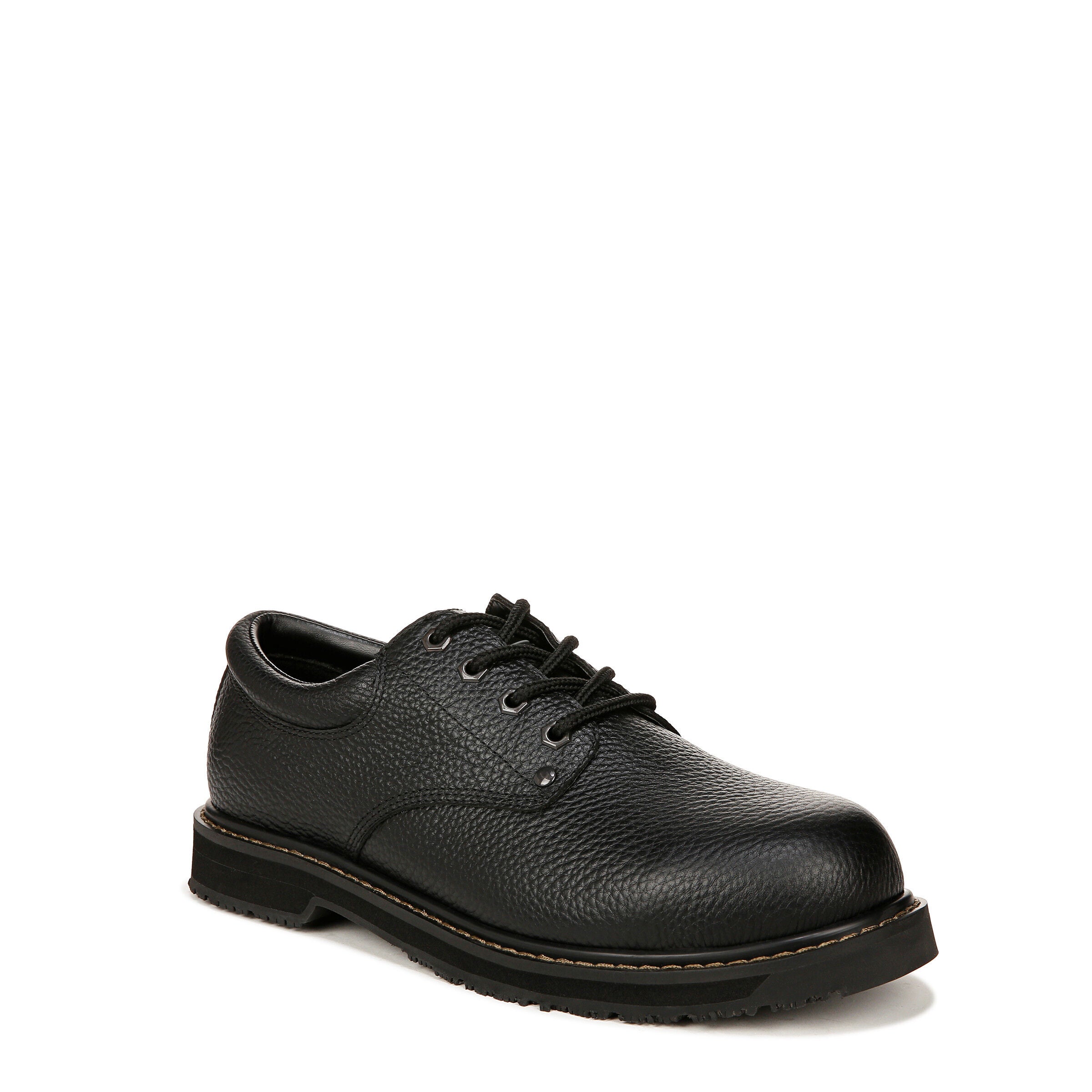 Harrington Composite Toe Slip Resistant Oxford, BLACK, hi-res image number 0