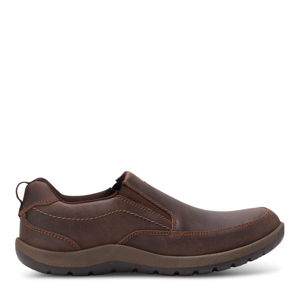 Tanner Leather Slip On, BROWN, alternate image number 2